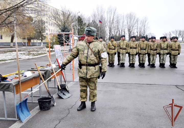 Зимний период подготовки стартовал в подразделениях Росгвардии на юге России